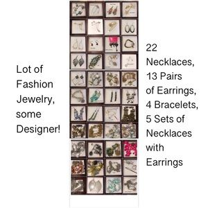 Costume Jewelry Necklaces Earrings Bracelets Sets